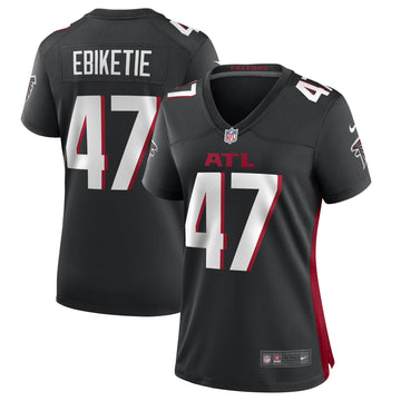 Arnold Ebiketie Atlanta Falcons black Game jersey