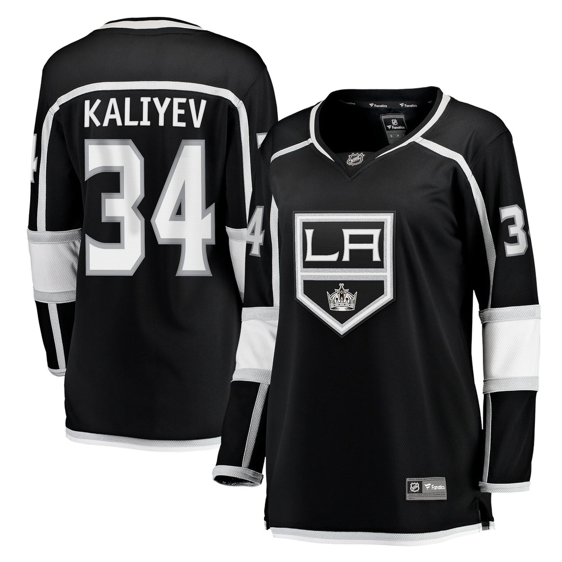 Arthur Kaliyev Los Angeles Kings black Home jersey