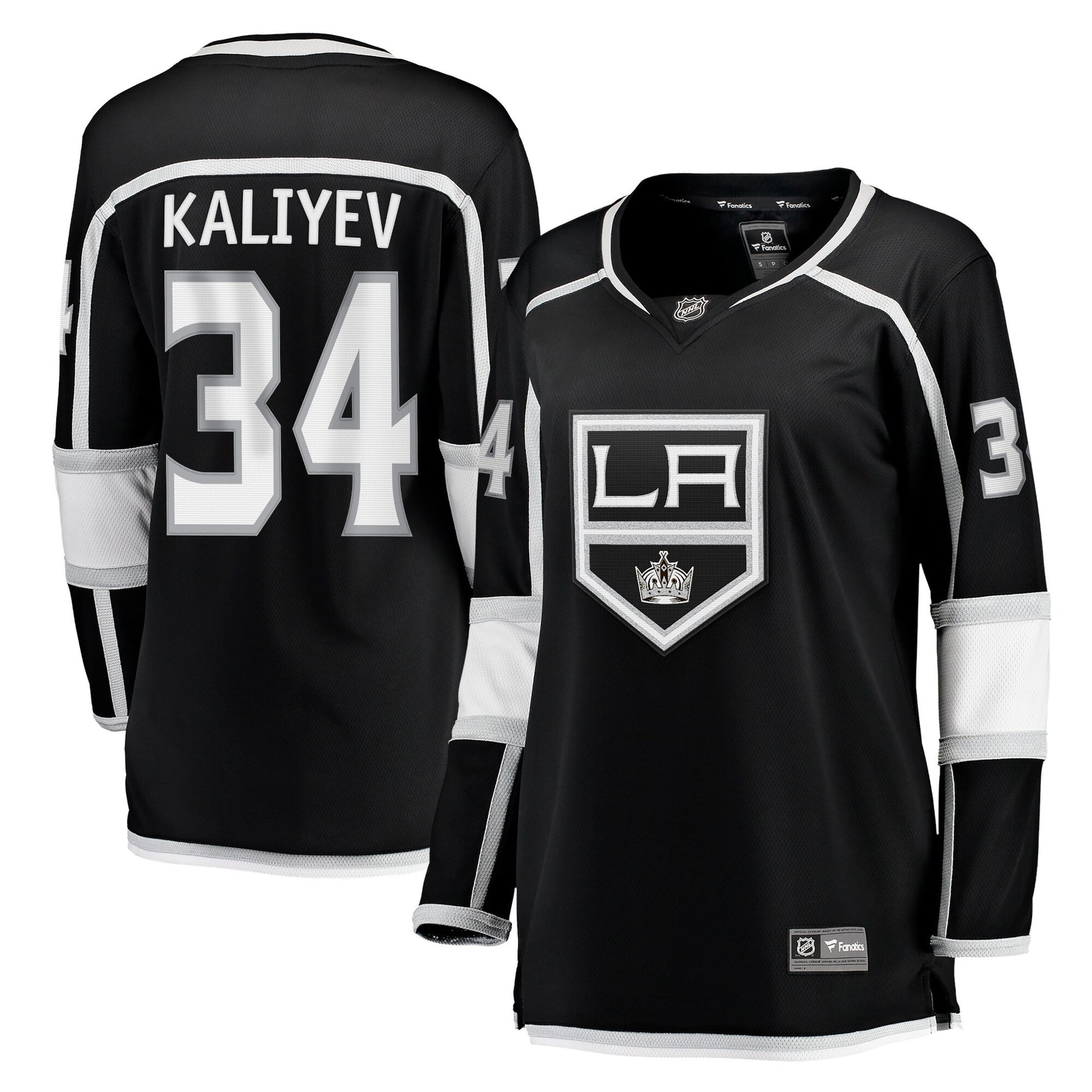 Arthur Kaliyev Los Angeles Kings black Home jersey