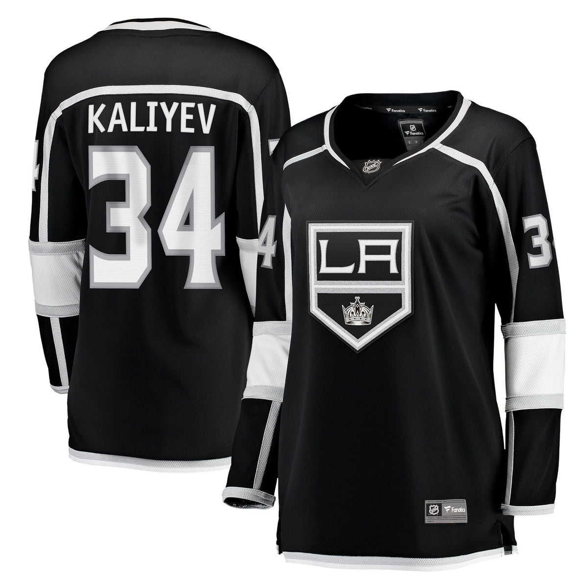 Arthur Kaliyev Los Angeles Kings black Home jersey