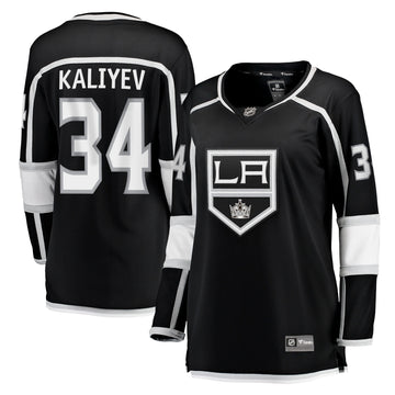 Arthur Kaliyev Los Angeles Kings black Home jersey