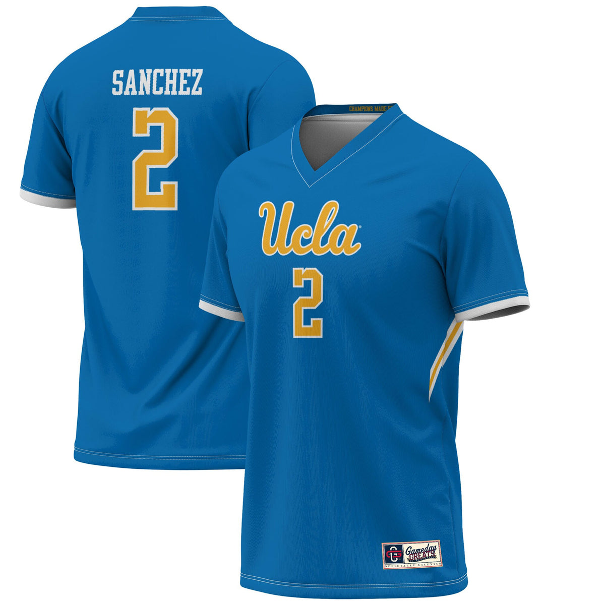 Ashley Sanchez Alumni UCLA Bruins blue jersey