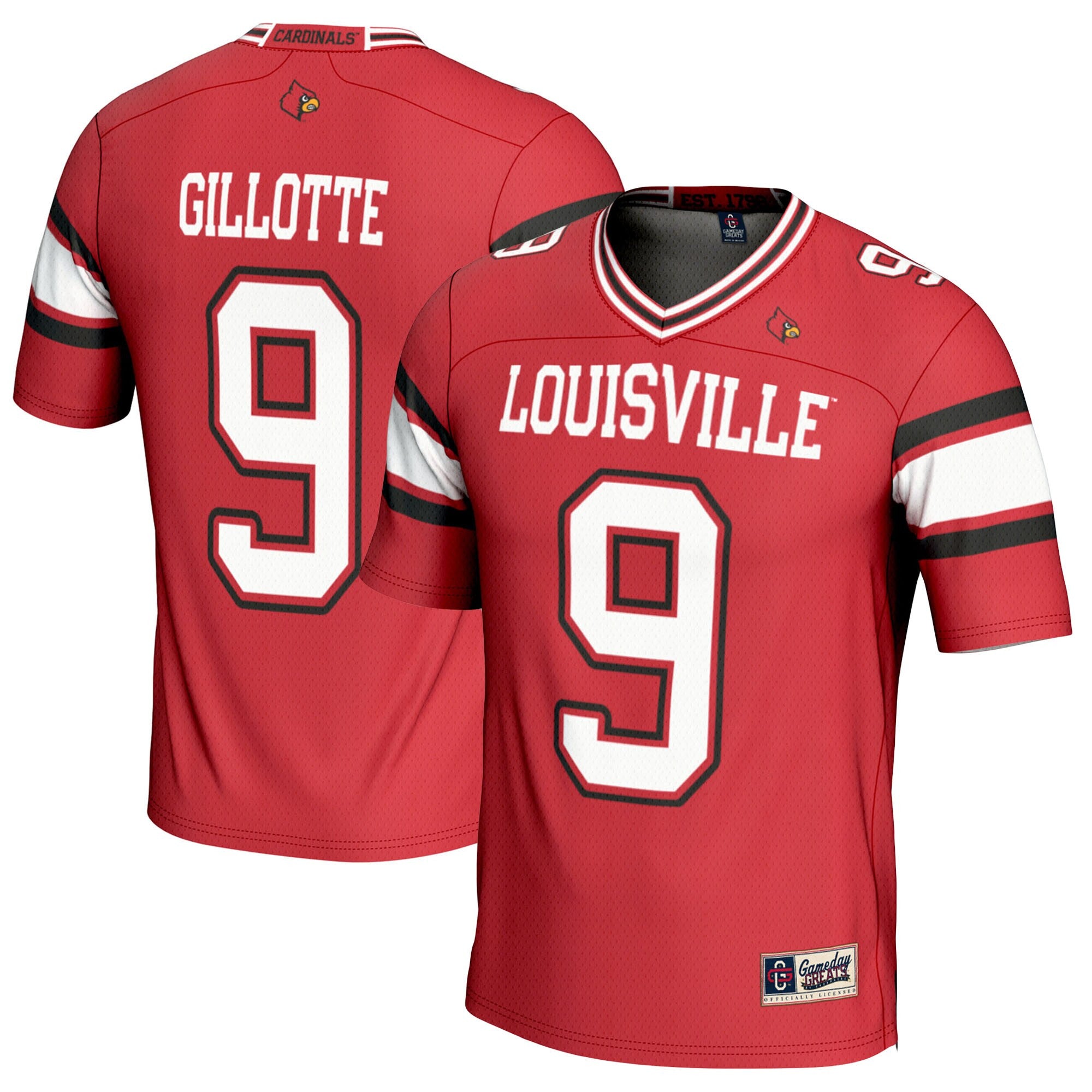 Ashton Gillotte Louisville Cardinals red jersey