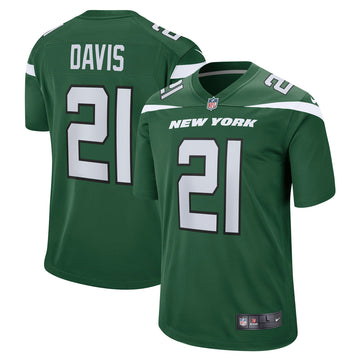 Ashtyn Davis New York Jets green Game jersey