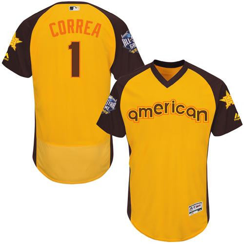 Astros Carlos Correa American League All-Star gold All-Star jersey