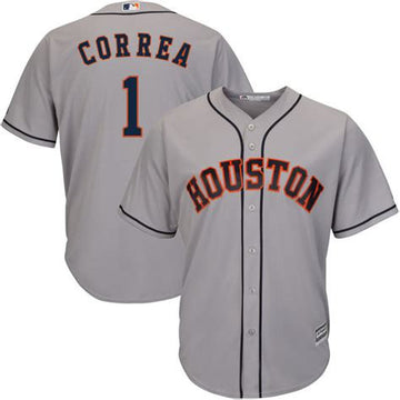 Carlos Correa Houston Astros gray jersey