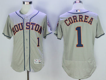 Carlos Correa Houston Astros grey jersey