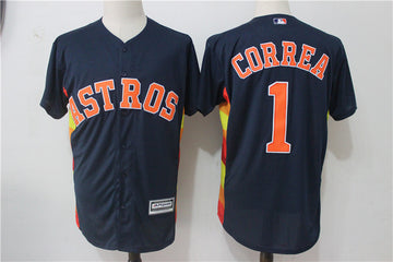 Carlos Correa Houston Astros navy Alternate jersey