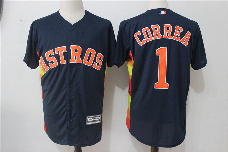 Carlos Correa Houston Astros navy Alternate jersey
