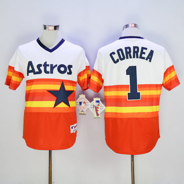 Carlos Correa Houston Astros white jersey