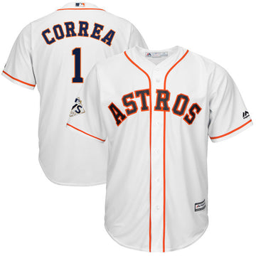 Carlos Correa Houston Astros white jersey