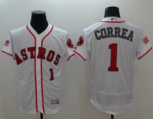 Carlos Correa Houston Astros white Fashion jersey