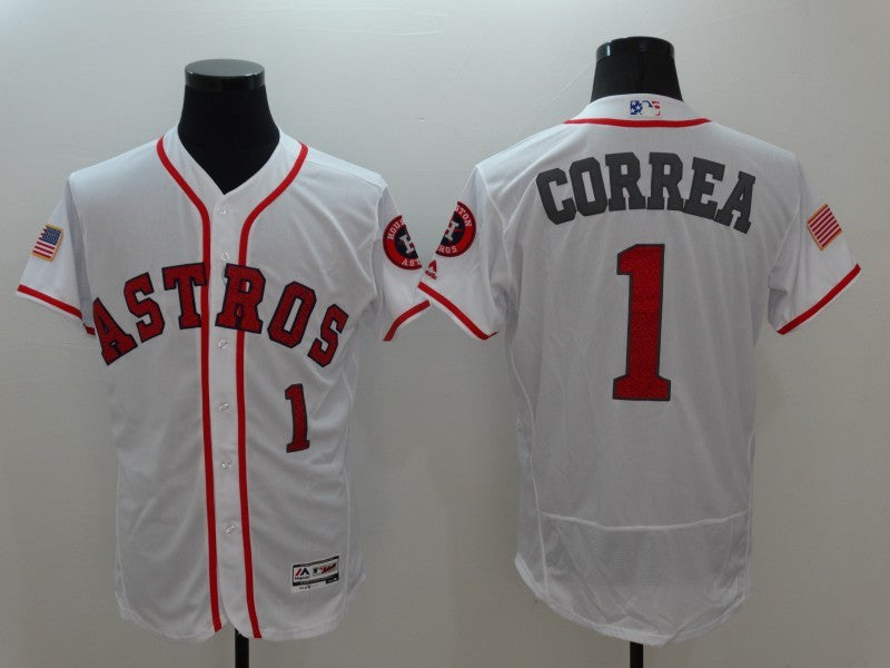 Carlos Correa Houston Astros white Fashion jersey
