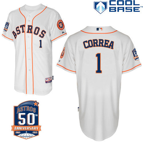 Carlos Correa Houston Astros white Home jersey