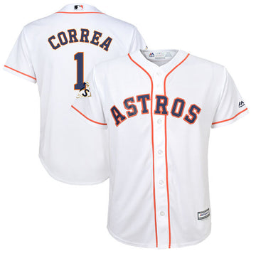 Carlos Correa Houston Astros white jersey