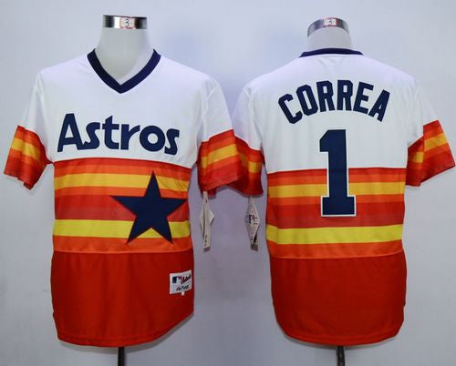 Carlos Correa Houston Astros white jersey