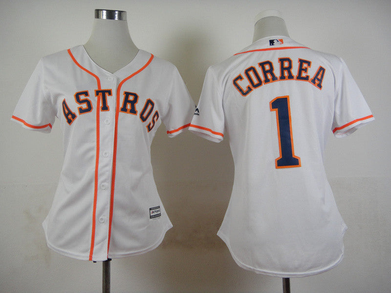Correa Houston Astros white jersey