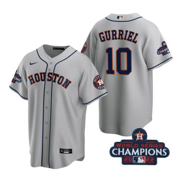 Yuli Gurriel Houston Astros gray jersey