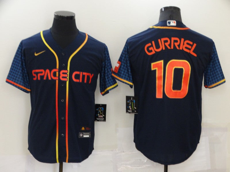 Yuli Gurriel Houston Astros navy City Connect jersey