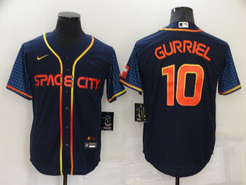 Yuli Gurriel Houston Astros navy City Connect jersey