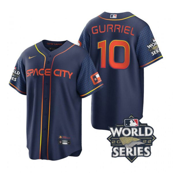 Yuli Gurriel Houston Astros navy City Connect jersey