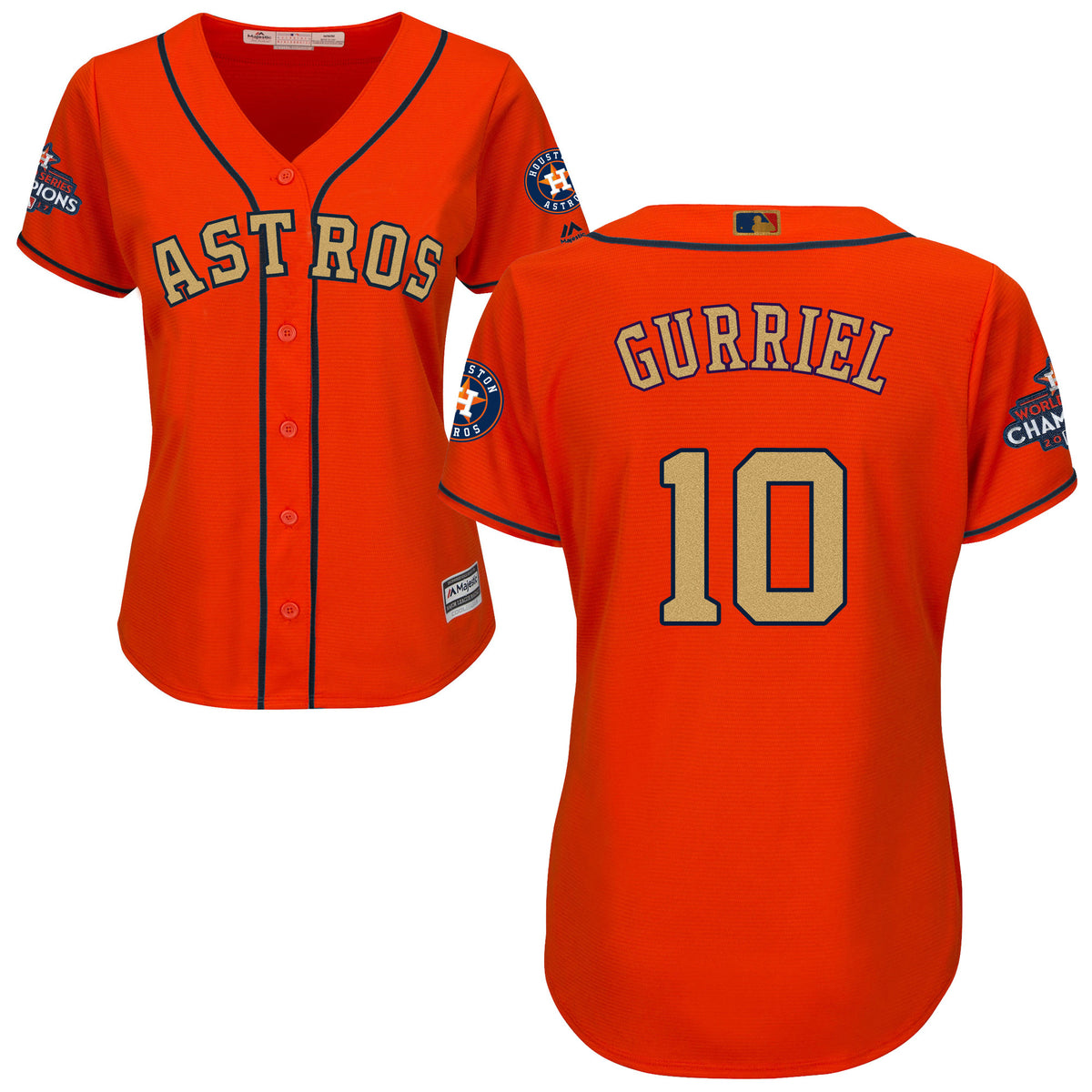 Yuli Gurriel Houston Astros orange jersey