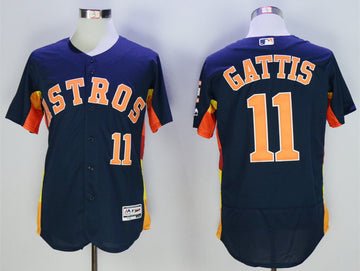 Evan Gattis Houston Astros navy jersey
