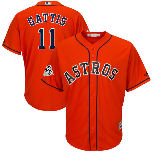 Evan Gattis Houston Astros orange jersey
