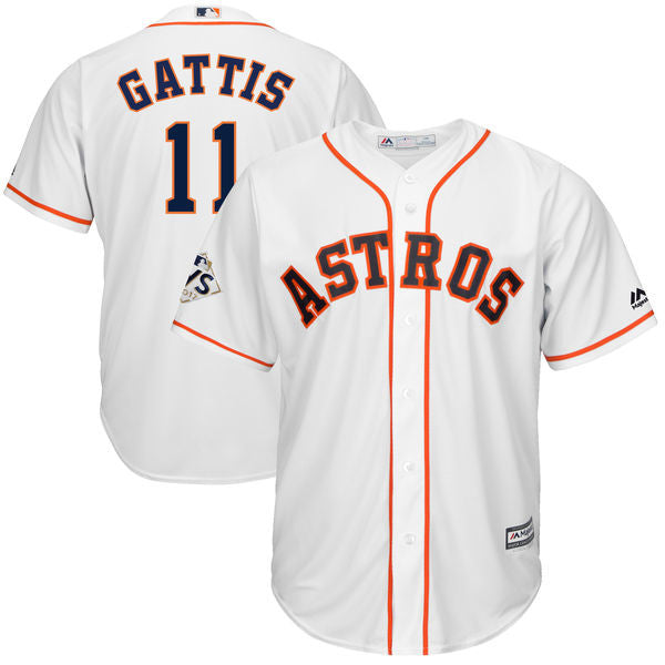 Evan Gattis Houston Astros white jersey
