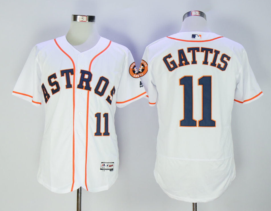 Evan Gattis Houston Astros white jersey