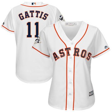 Evan Gattis Houston Astros white jersey