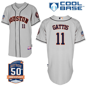 Gattis Houston Astros grey jersey