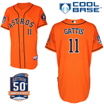 Gattis Houston Astros orange jersey