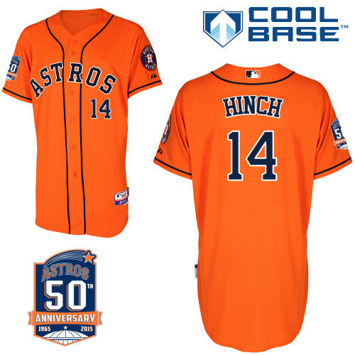 Hinch Houston Astros orange jersey