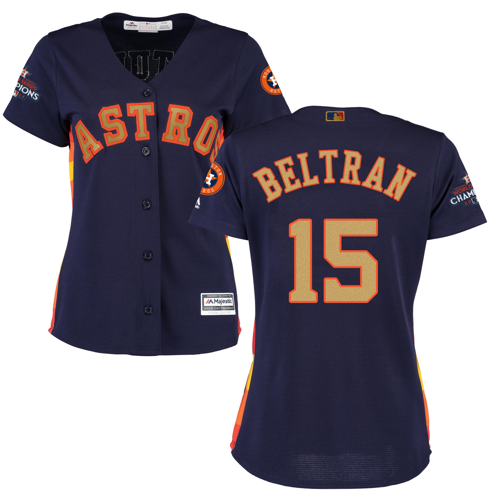 Carlos Beltran Houston Astros navy jersey