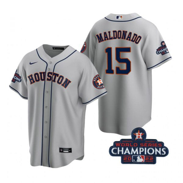 Martin Maldonado Houston Astros gray jersey