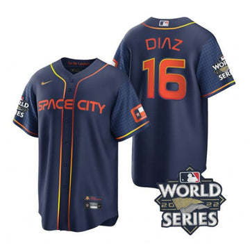 Aledmys Diaz Houston Astros navy City Connect jersey