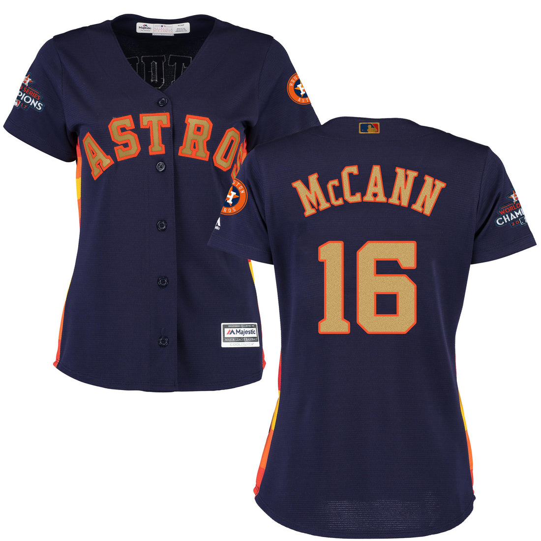 Brian McCann Houston Astros navy jersey