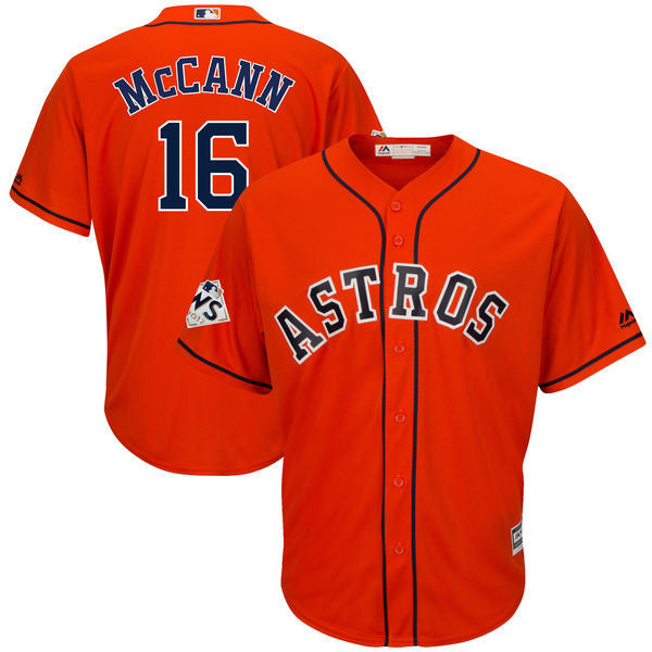 Brian McCann Houston Astros orange jersey