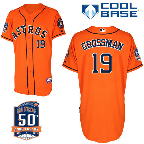 Grossman Houston Astros orange jersey