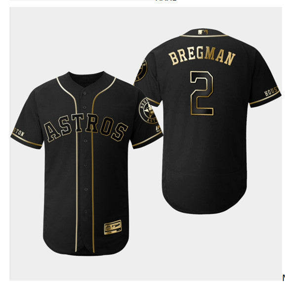 Alex Bregman Houston Astros black jersey
