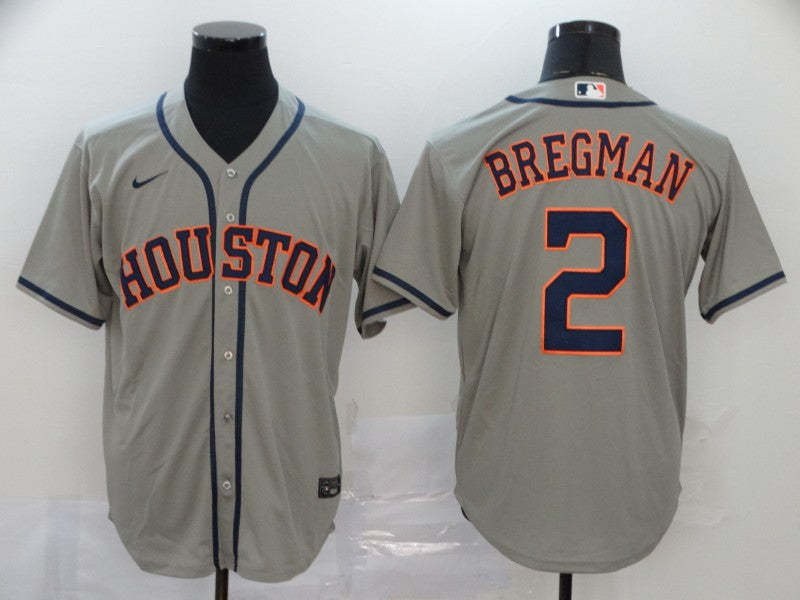 Alex Bregman Houston Astros gray jersey
