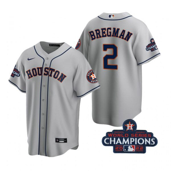 Alex Bregman Houston Astros gray jersey