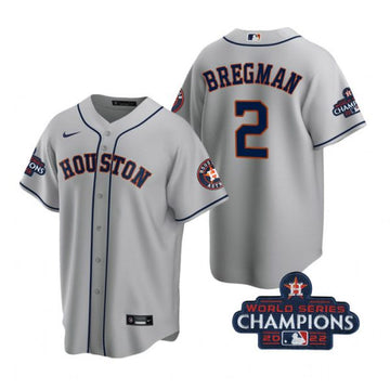 Alex Bregman Houston Astros gray jersey