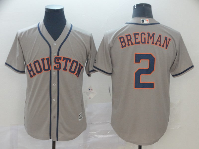 Alex Bregman Houston Astros gray jersey