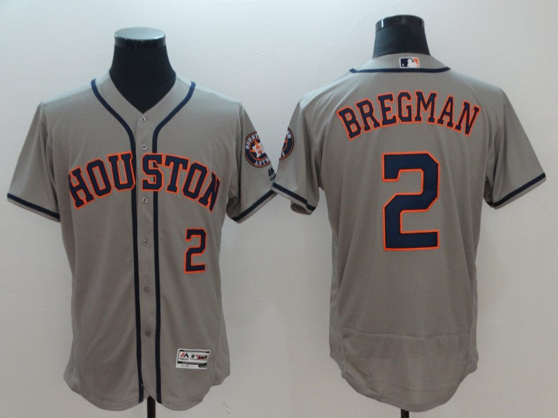 Alex Bregman Houston Astros gray jersey