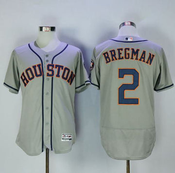 Alex Bregman Houston Astros grey Authentic jersey