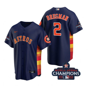 Alex Bregman Houston Astros navy jersey