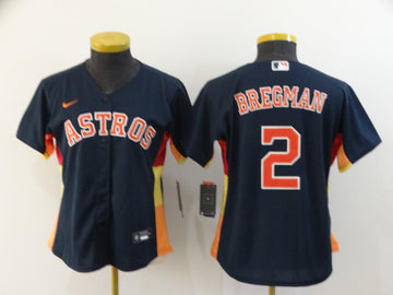 Alex Bregman Houston Astros navy jersey