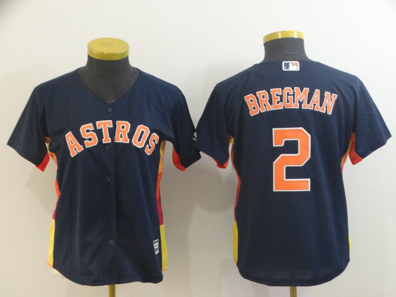 Alex Bregman Houston Astros navy jersey